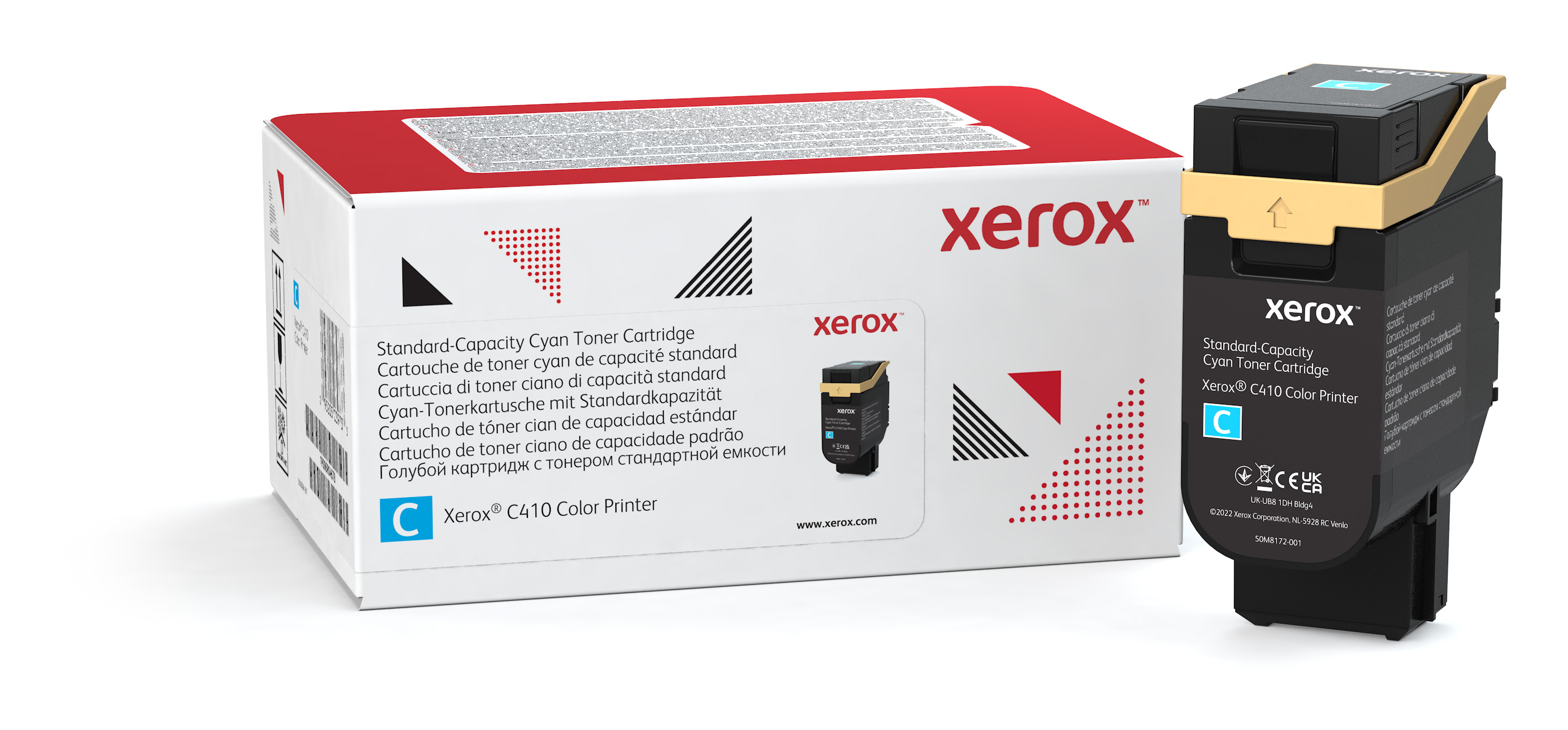 Xerox Genuine ® C410 Color Printer/VersaLink® C415 Multifunction Printer Cyan Standard capacity 006R04678