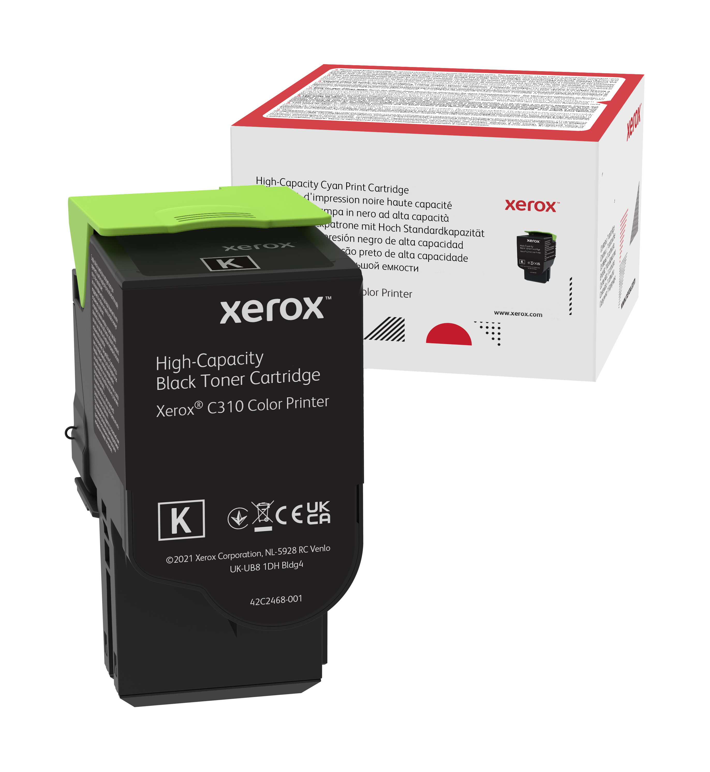 Xerox Genuine ® C310 Color Printer/C315 Multifunction Printer Black High capacity Toner Cartridge 006R04364