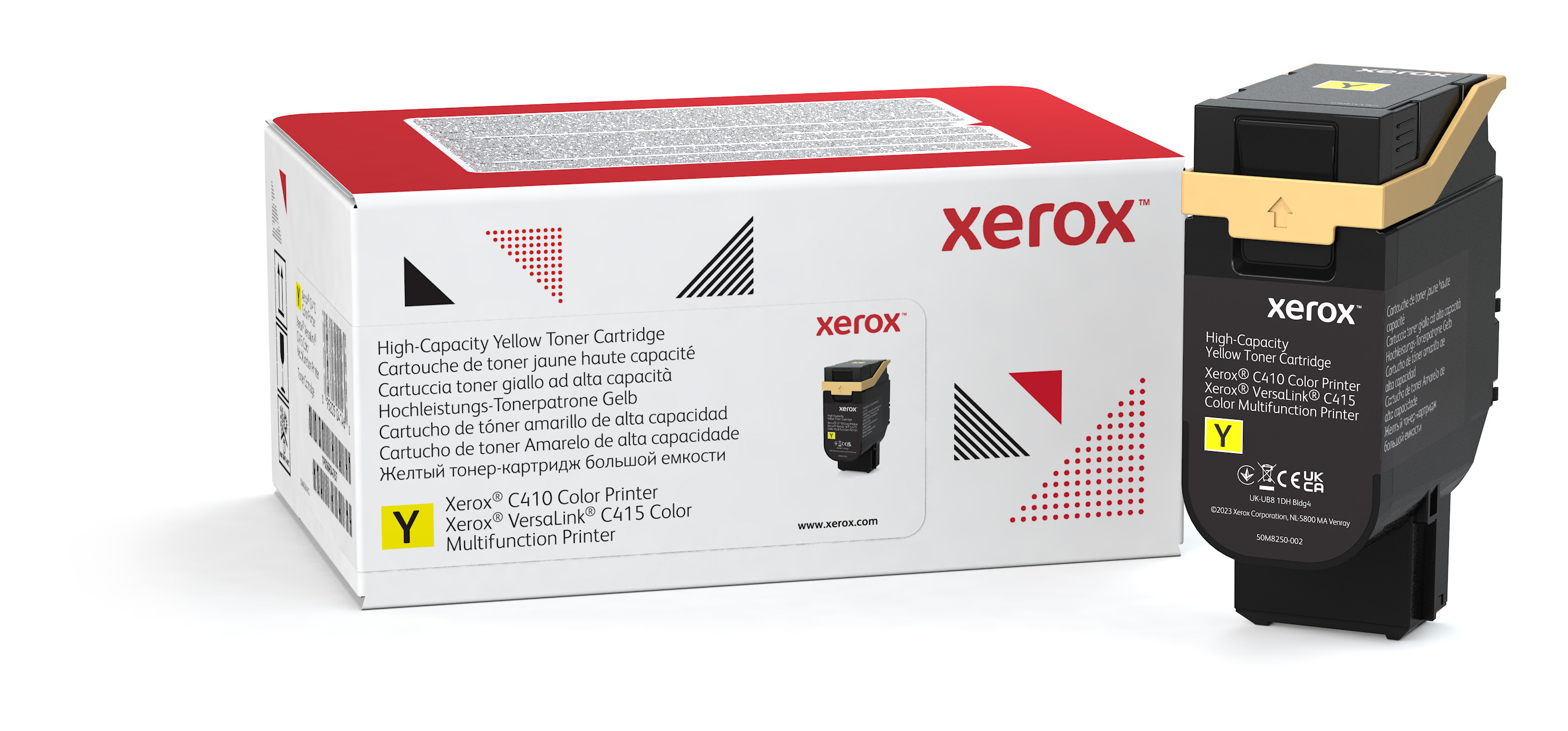 Xerox Genuine ® C410 Color Printer/VersaLink® C415 Multifunction Printer Yellow High capacity Toner 006R04688